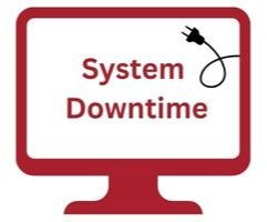 System Downtime, Weekly Schedule Change