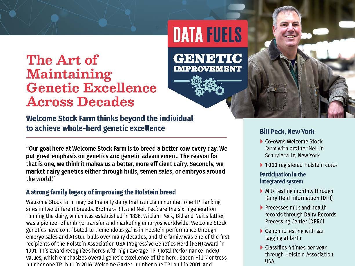 Text on a page, Bill Peck case study article